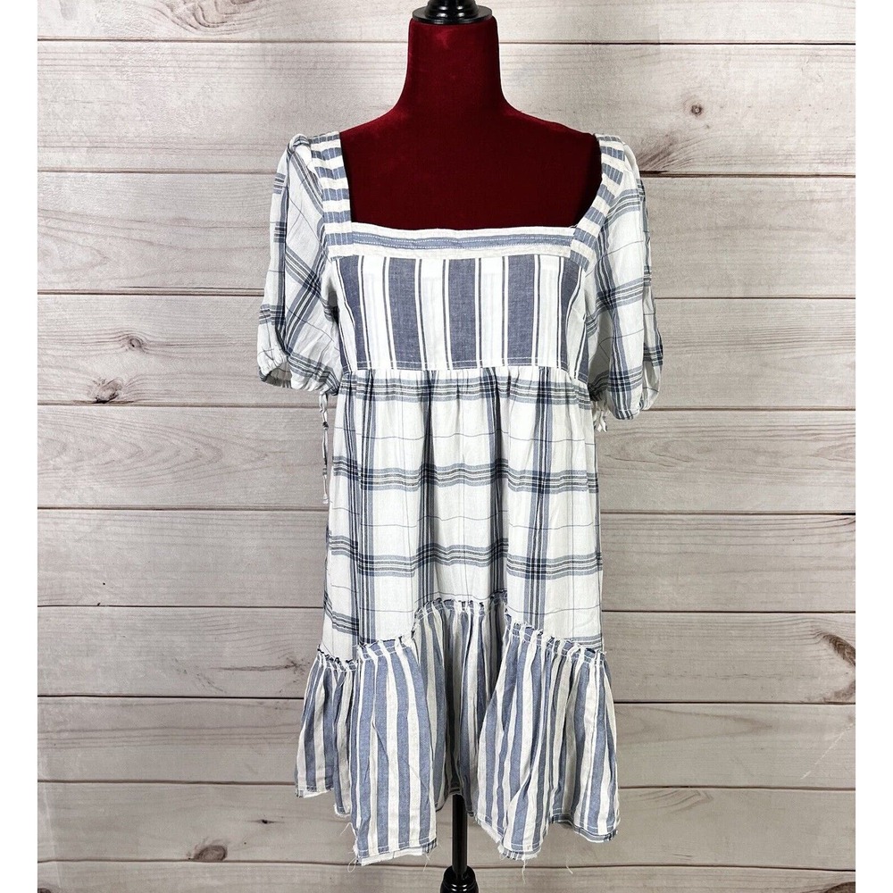 Anthropologie Pilcro Babydoll Swing Dress Stripe